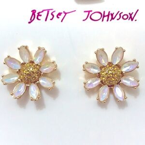 Betsey Johnson Floral Earrings